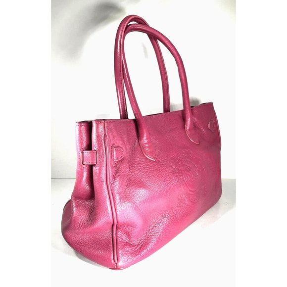 My Flat in London Large Pink Leather Shoulder Bag K023939 - Picture 4 of 16